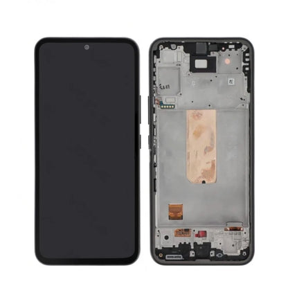 Samsung Galaxy A54 5G Display und Digitizer mit Rahmen, weiß, Service Pack - Phonebazaar