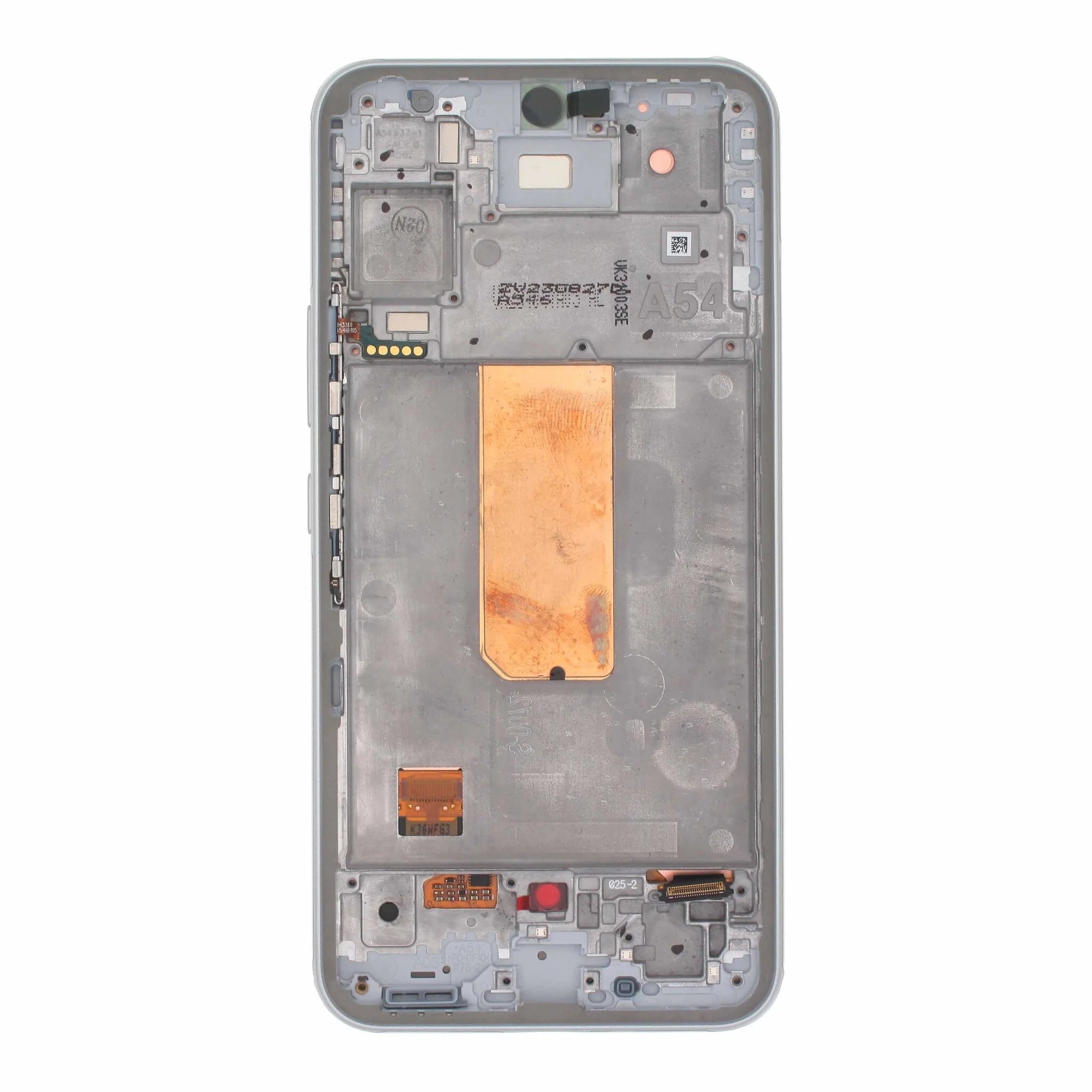 Samsung Galaxy A54 5G Display und Digitizer mit Rahmen, weiß, Service Pack - Phonebazaar