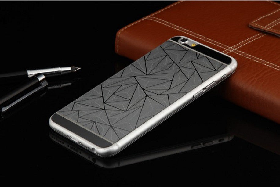 Schwarz Luxus 3D Panzer Glas Folie iPhone 6 Plus/6s Plus