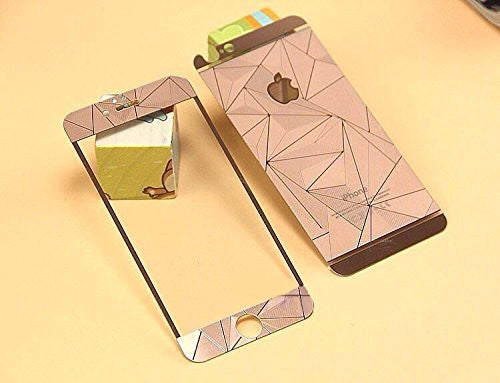 Rosa Luxus 3D Panzer Glas Folie iPhone 6/6s