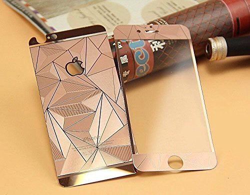 Rosa Luxus 3D Panzer Glas Folie iPhone 6/6s