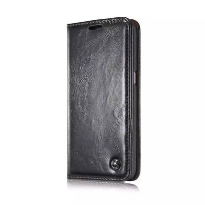 Galaxy S7 Luxus Wallet Leder BookCase Schutz Etui