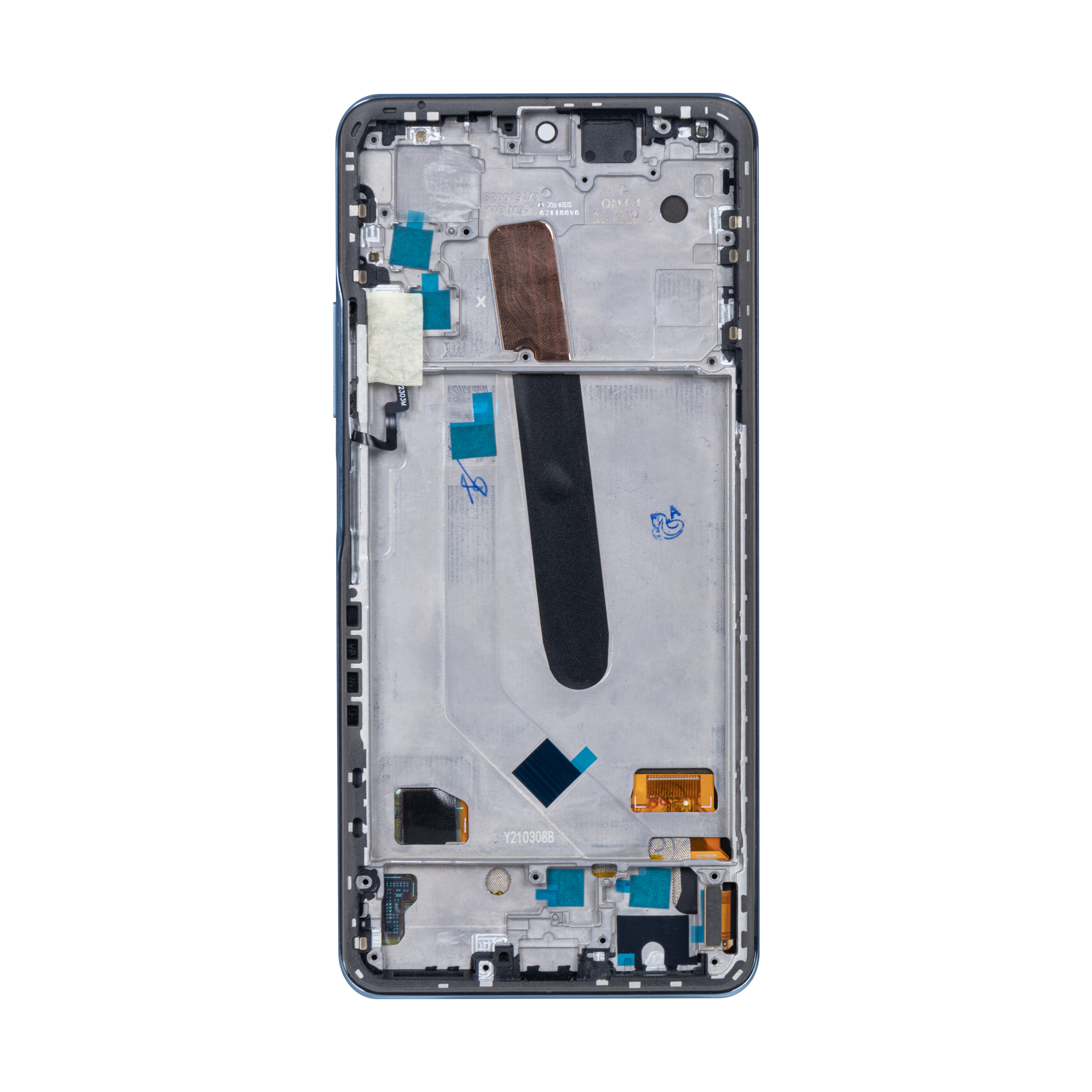 Xiaomi Poco F3 Display und Digitizer mit Rahmen, Tiefseeblau (OEM)