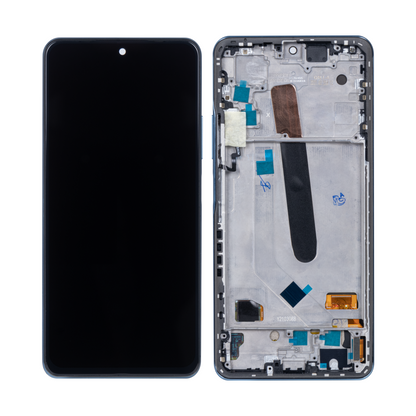 Xiaomi Poco F3 Display und Digitizer mit Rahmen, Tiefseeblau (OEM)