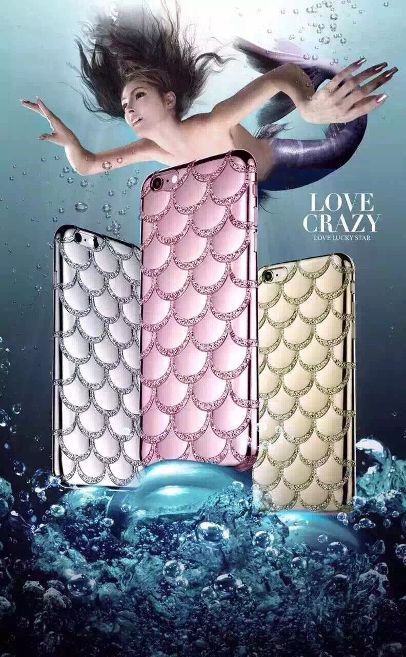 Silber Schuppenhülle iPhone 6 6s