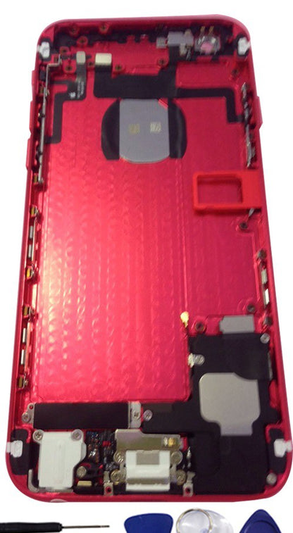 iPhone 6 Backcover Middle Frame Akkudeckel Rot (Vormontiert!)