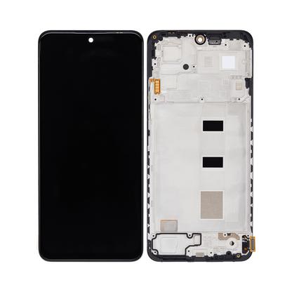 Xiaomi Redmi Note 12 4G Display und Digitizer mit Rahmen, Schwarz, OEM