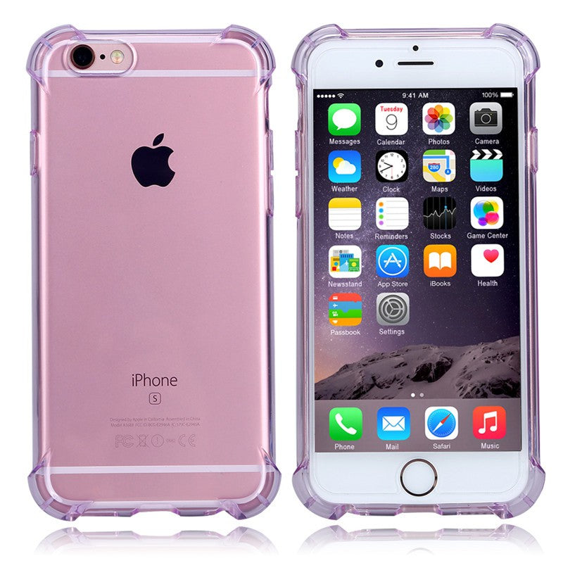 Anti Shock Silikon Tpu case iphone 6 6S Rosa