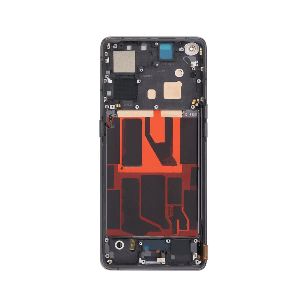 Oppo Find X5 Display And Digitizer With Frame Black Service Pack
