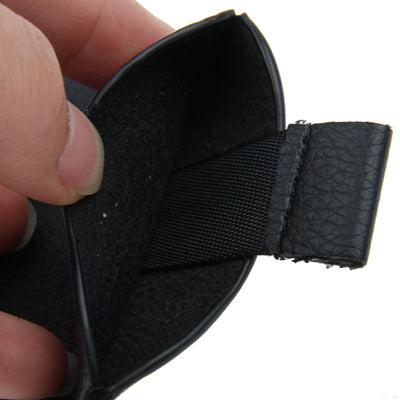 Schwarz Leder Beutel Etui iPhone 5 / 5S / SE