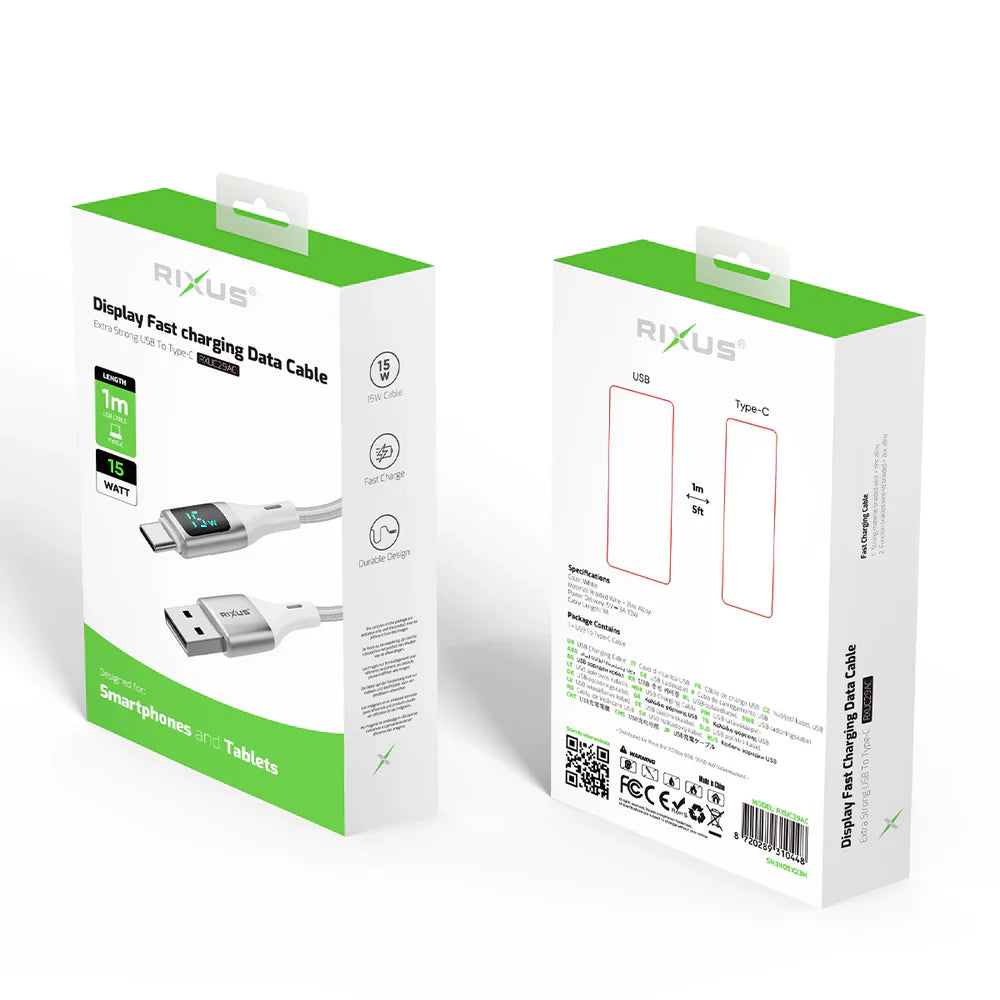 Rixus RXHC140 140W GaN-Technologie 3-Ausgang Schnellladegerät-Adapter – Weiß
