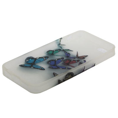 Butterfly mit Strass TPU Silikon Cover Case iPhone 5 / 5S