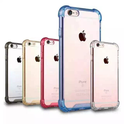 Clear shock proof Cover iPhone 6 Plus / 6s Plus Blau