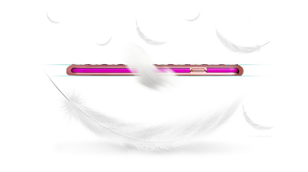 Edle 3D Hülle für das iPhone 6 / 6s Pink