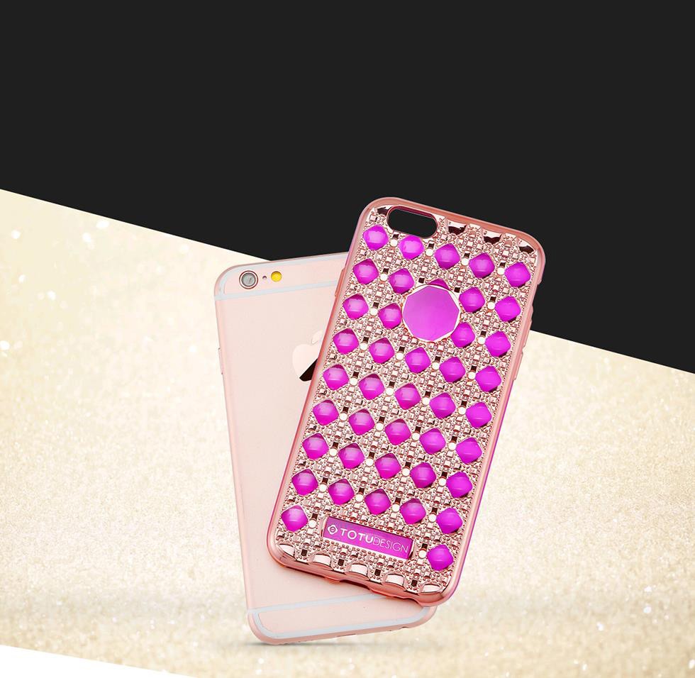 Edle 3D Hülle für das iPhone 6 / 6s Pink