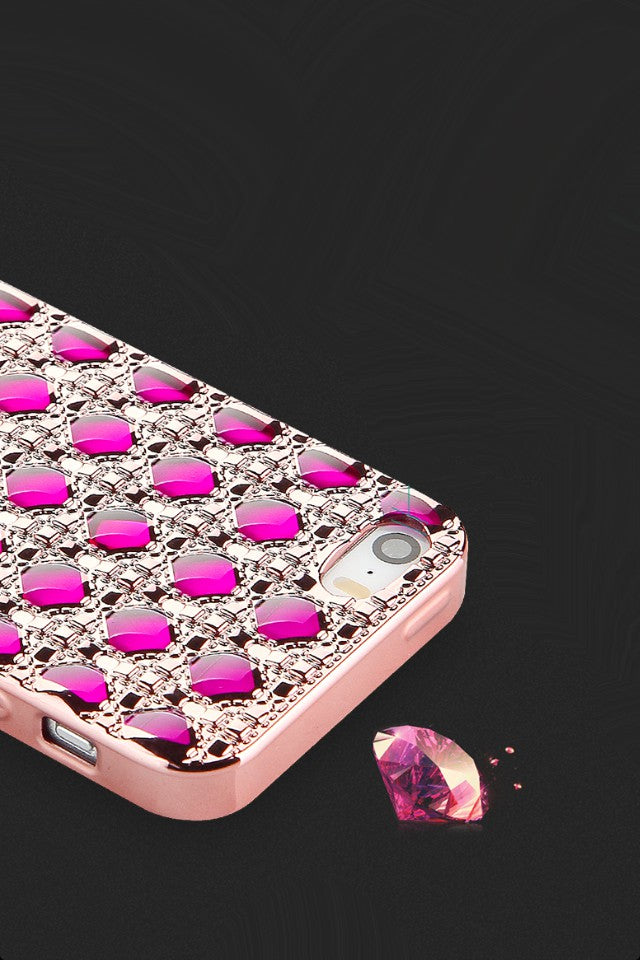 Edle 3D Hülle für das iPhone SE Pink