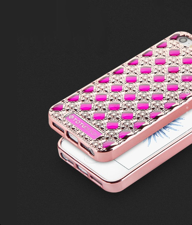Edle 3D Hülle für das iPhone SE Pink