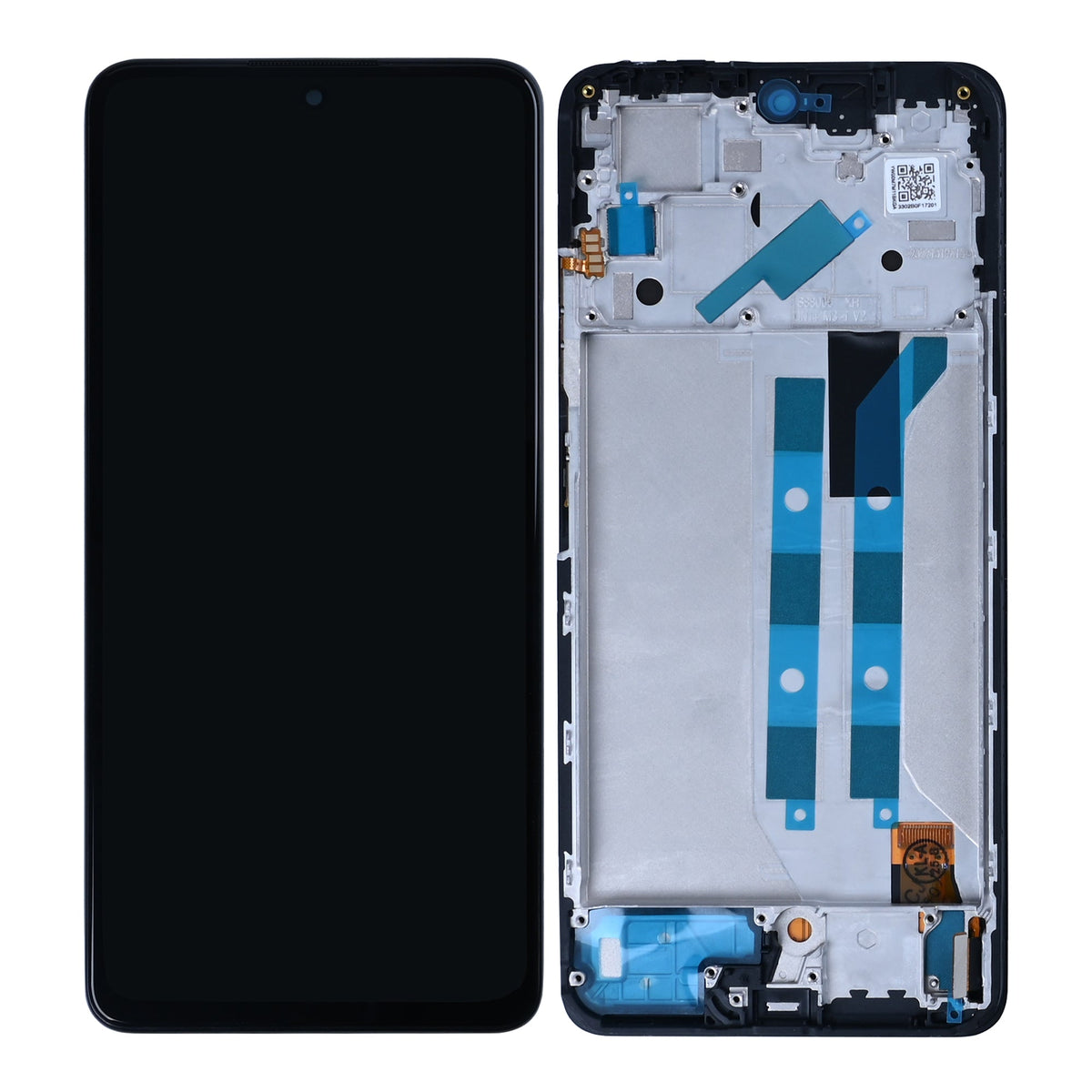 Xiaomi Redmi Note 11 Pro, Redmi Note 11 Pro 5G, Poco X4 Pro 5G Display und Digitizer mit Rahmen, Schwarz, OEM