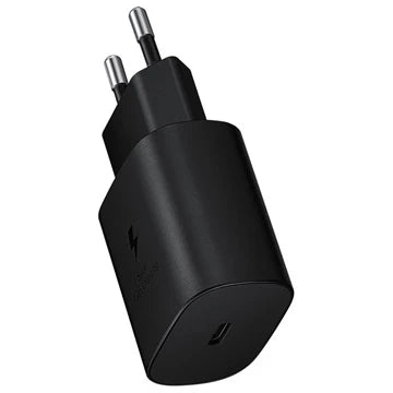 Samsung  25W USB-C Schnellladeadapter – Schwarz (Original, Bulk)
