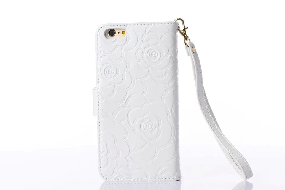 Book Wallet Flip Leder Tasche Hülle mit Kartenfach weiss