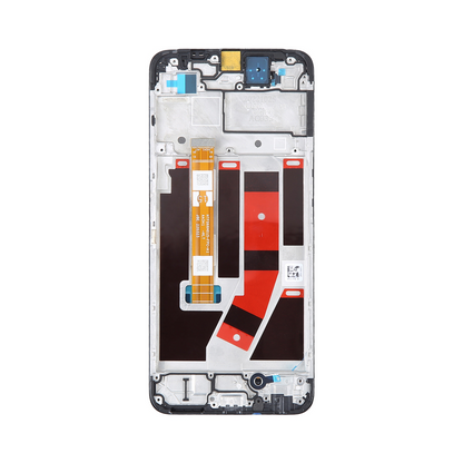 Oppo A77 4G, A57S, OnePlus Nord N20 SE Display und Digitizer mit Rahmen, Schwarz (OEM)
