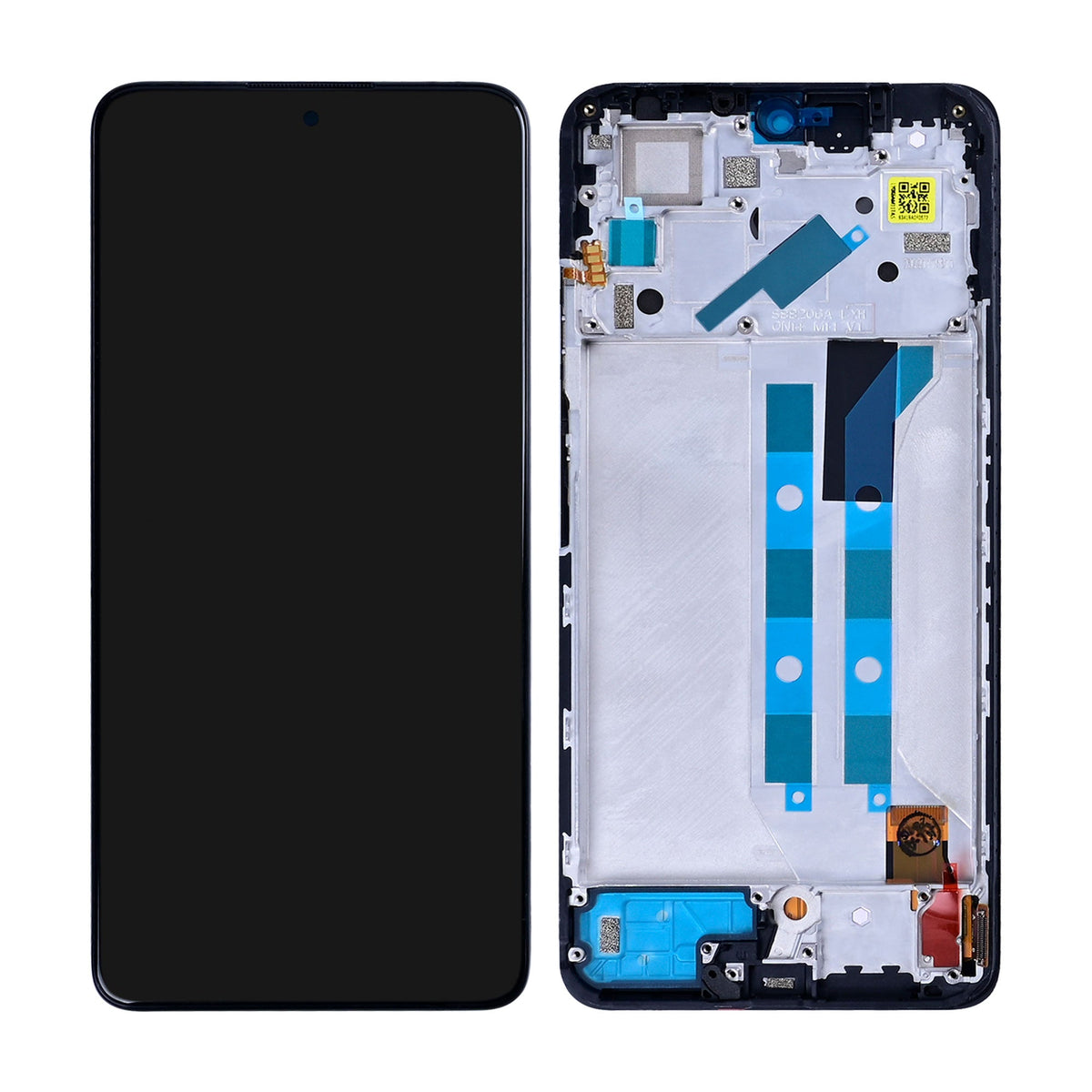 Xiaomi Redmi Note 12 Pro 4G Display und Digitizer mit Rahmen, Schwarz (OEM)