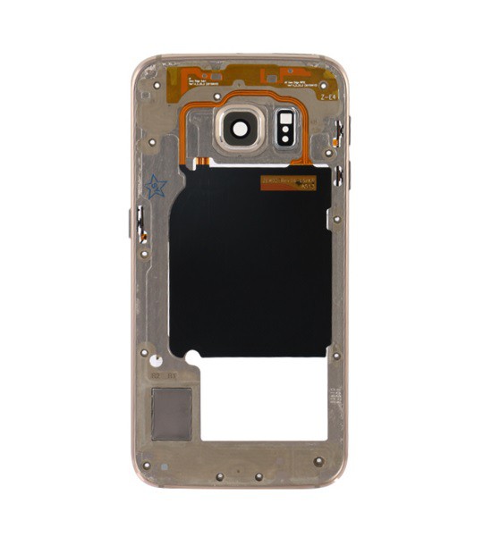 Mittelrahmen Gehäuse Frame Housing Gold Galaxy S6 Edge G925F