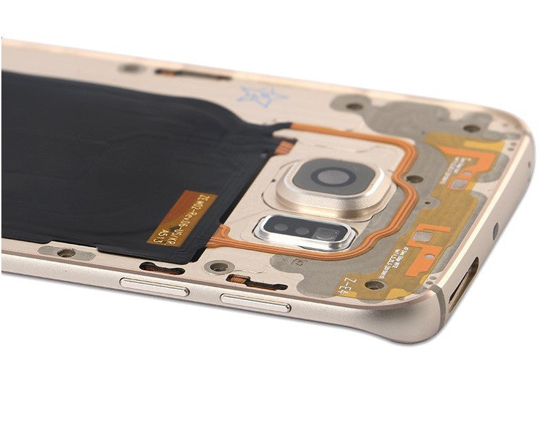 Mittelrahmen Gehäuse Frame Housing Gold Galaxy S6 Edge G925F