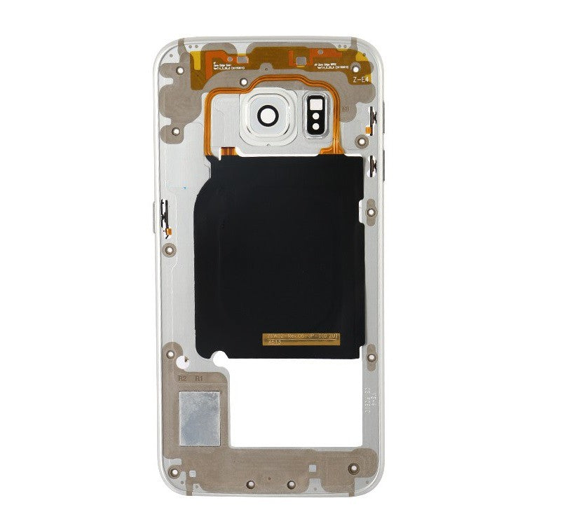 Mittelrahmen Gehäuse Frame Housing Weiss Galaxy S6 Edge G925F
