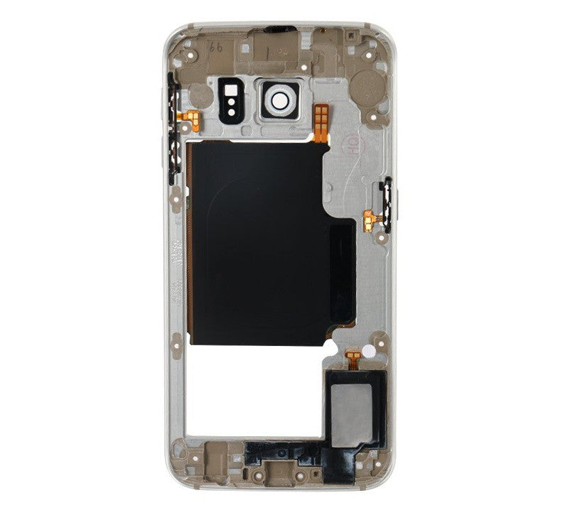 Mittelrahmen Gehäuse Frame Housing Weiss Galaxy S6 Edge G925F