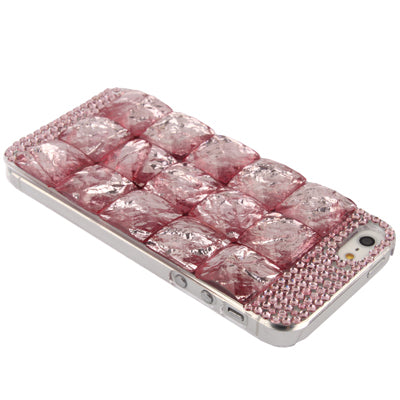 Rosa 3D Bling Chrom Strass Case iPhone 5 / 5S / SE