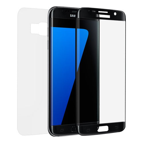 Panzerglas Fullcover Galaxy S7 EDGE Schwarz