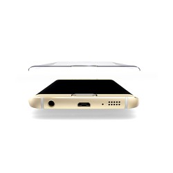 Panzerglas Fullcover Galaxy S7 EDGE Schwarz