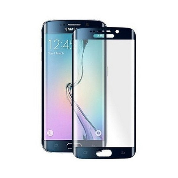 Panzerglas Fullcover Galaxy S6 EDGE Schwarz