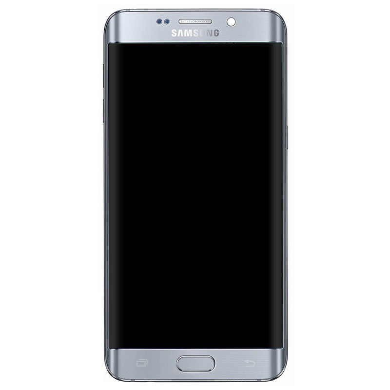 Samsung Galaxy S 6 Edge+ Oberschale & LCD Display - Silber
