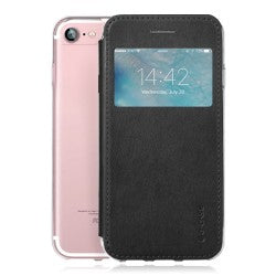 Book Case "G-View" für iPhone 7 Schwarz