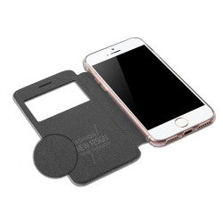 Book Case "G-View" für iPhone 7 Schwarz