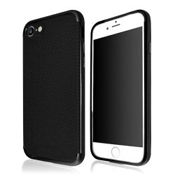 UMKU TPU Carbon Case iPhone 7 Schwarz