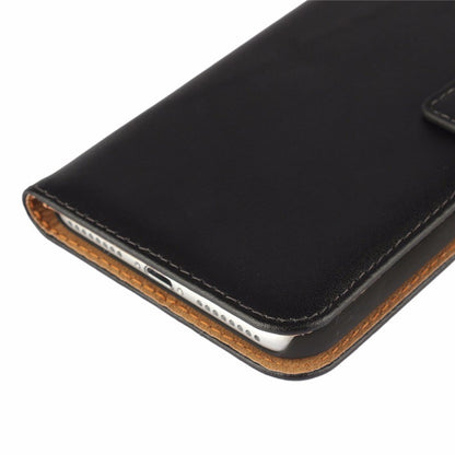 Leder Book Wallet Etui iPhone 7 Plus Rosa