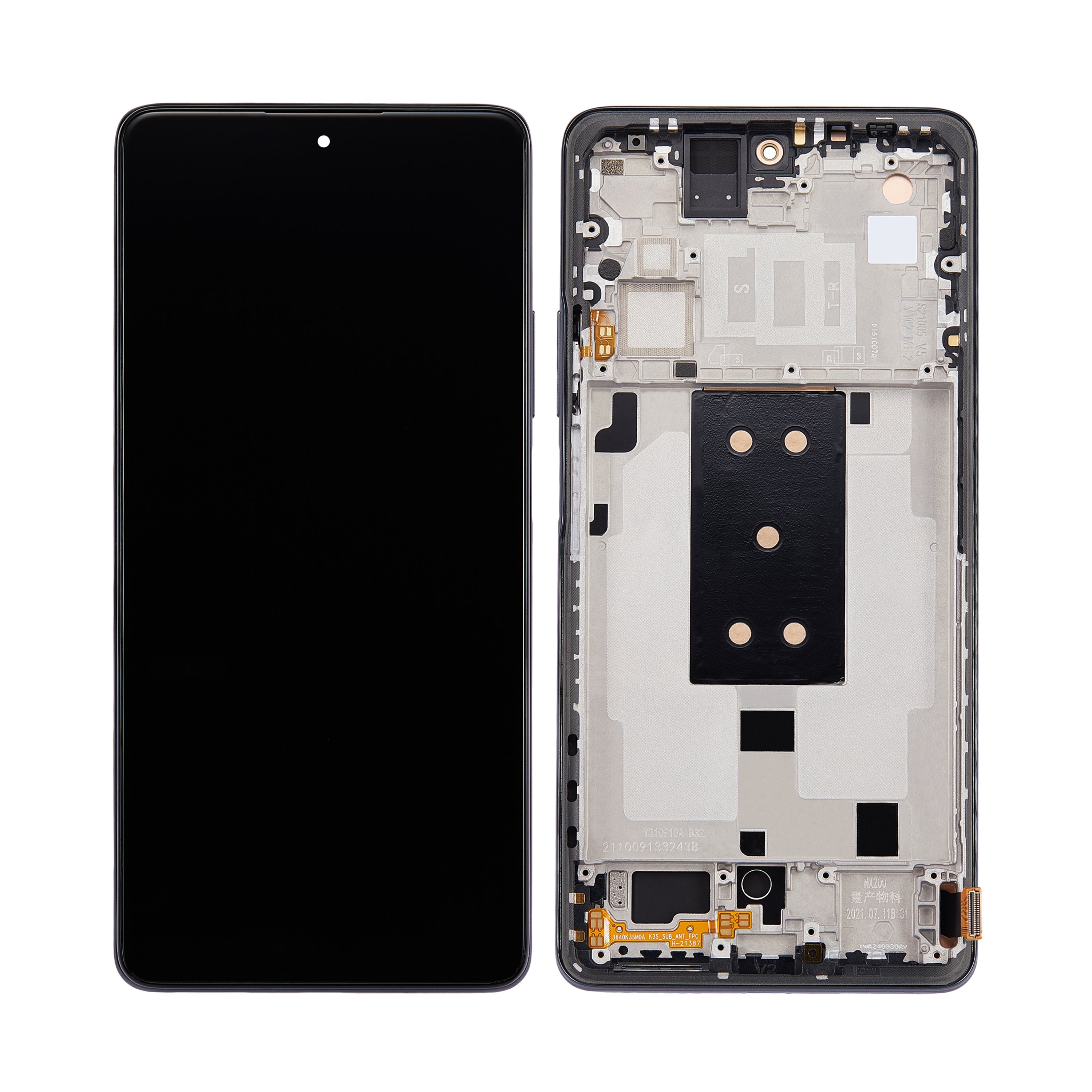 Xiaomi 11T, 11T Pro 5G Display und Digitizer mit Rahmen, Schwarz (OEM)