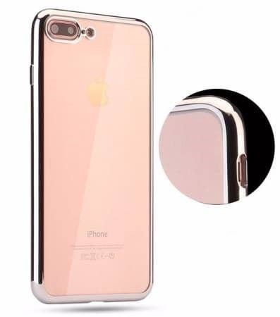 Gold Transparent Silikon Case iPhone 7