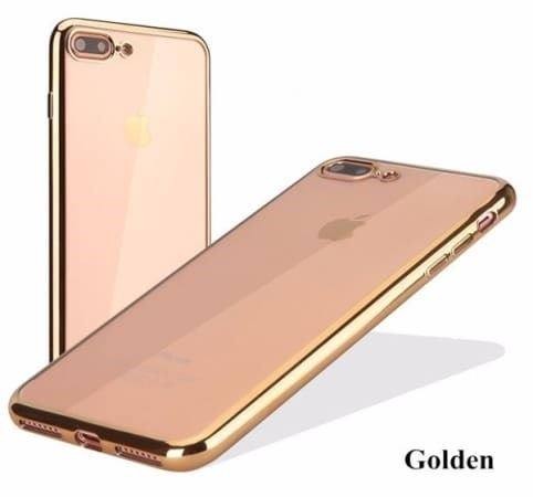 Gold Transparent Silikon Case iPhone 7