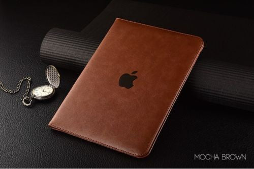 Luxus Leder Smart Case iPad Mini 1 / 2 / 3 Mocha Braun