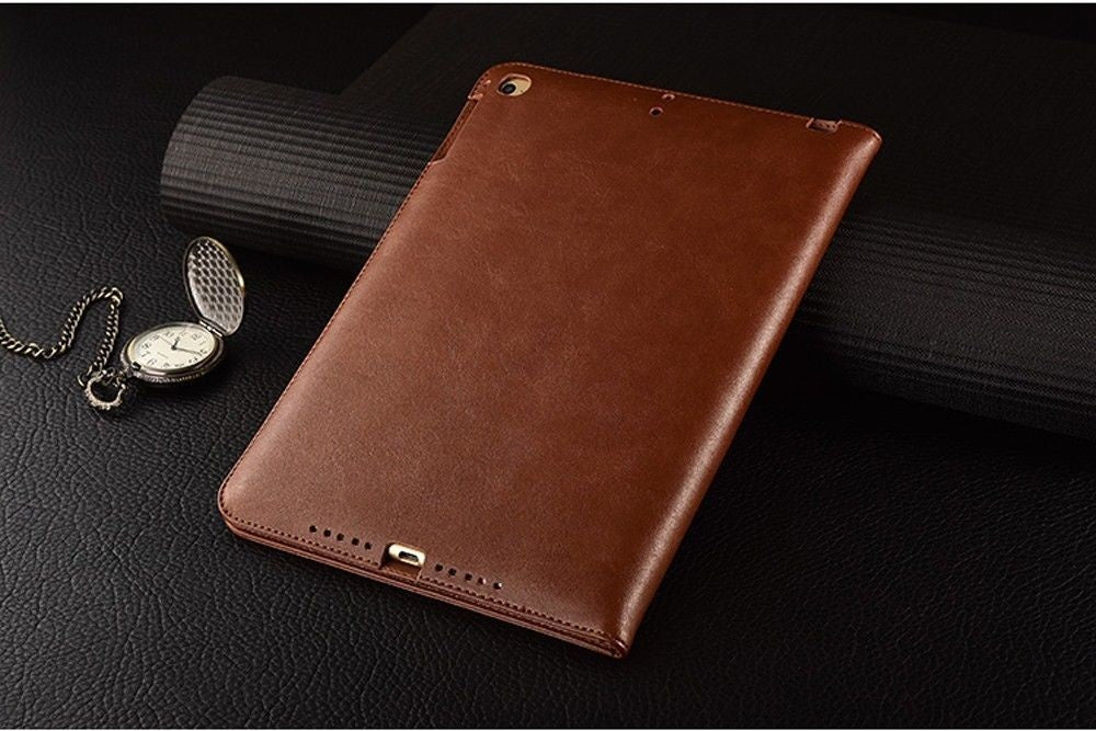 Luxus Leder Smart Case iPad Mini 1 / 2 / 3 Mocha Braun