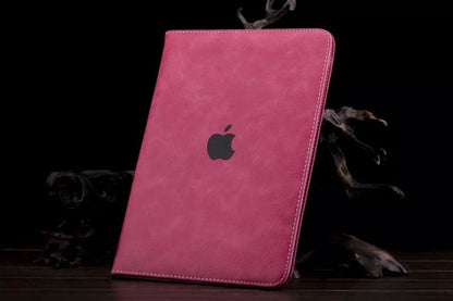 Luxus Leder Smart Case iPad Mini 1 / 2 / 3 Elegant pink