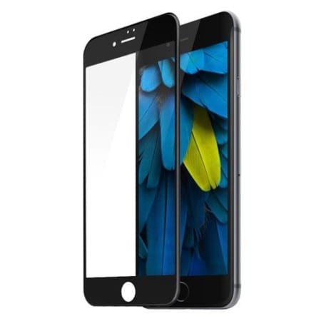Baseus Fullcover Tempered Glas iPhone 7 Schwarz