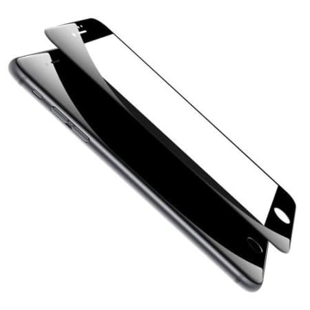 Baseus Fullcover Tempered Glas iPhone 7 Schwarz