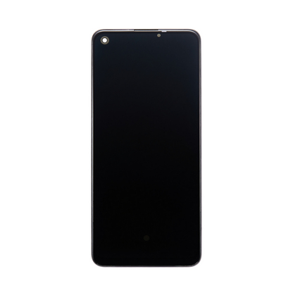 Oppo A74 4G Display und Digitizer mit Rahmen Prism Black OEM