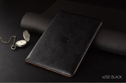 Luxus leder smart case ipad Pro 9,7 Schwarz