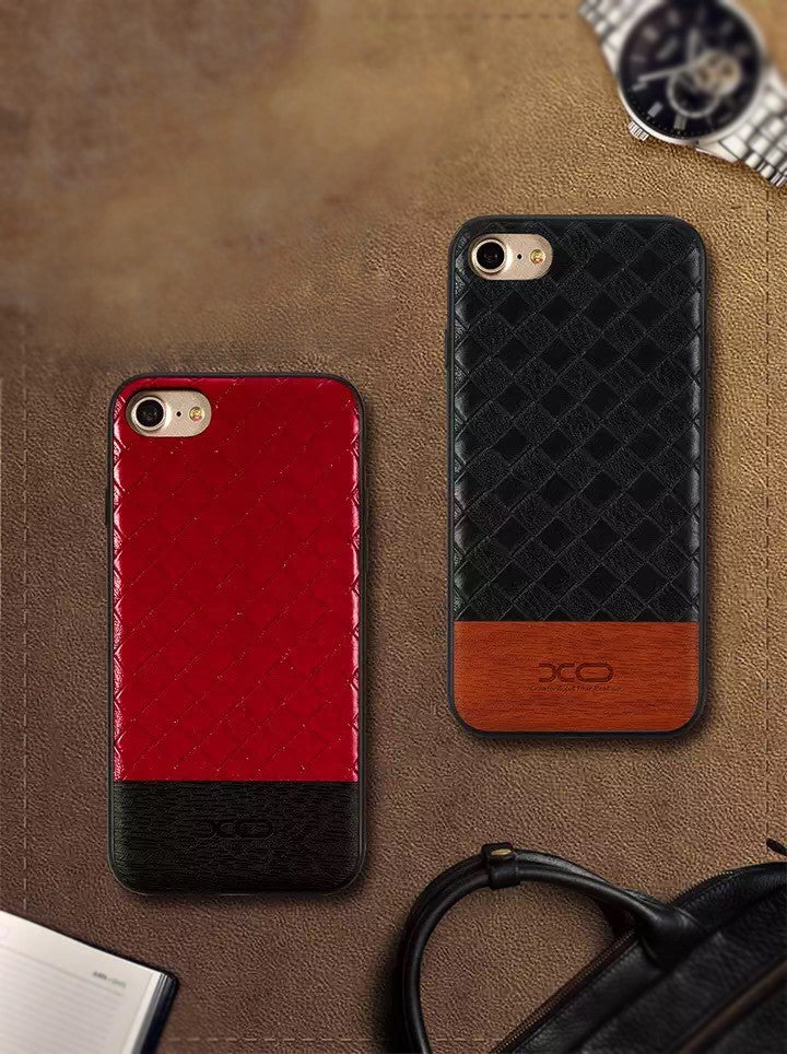 Leder Hülle Case für Apple iPhone 7 Rot